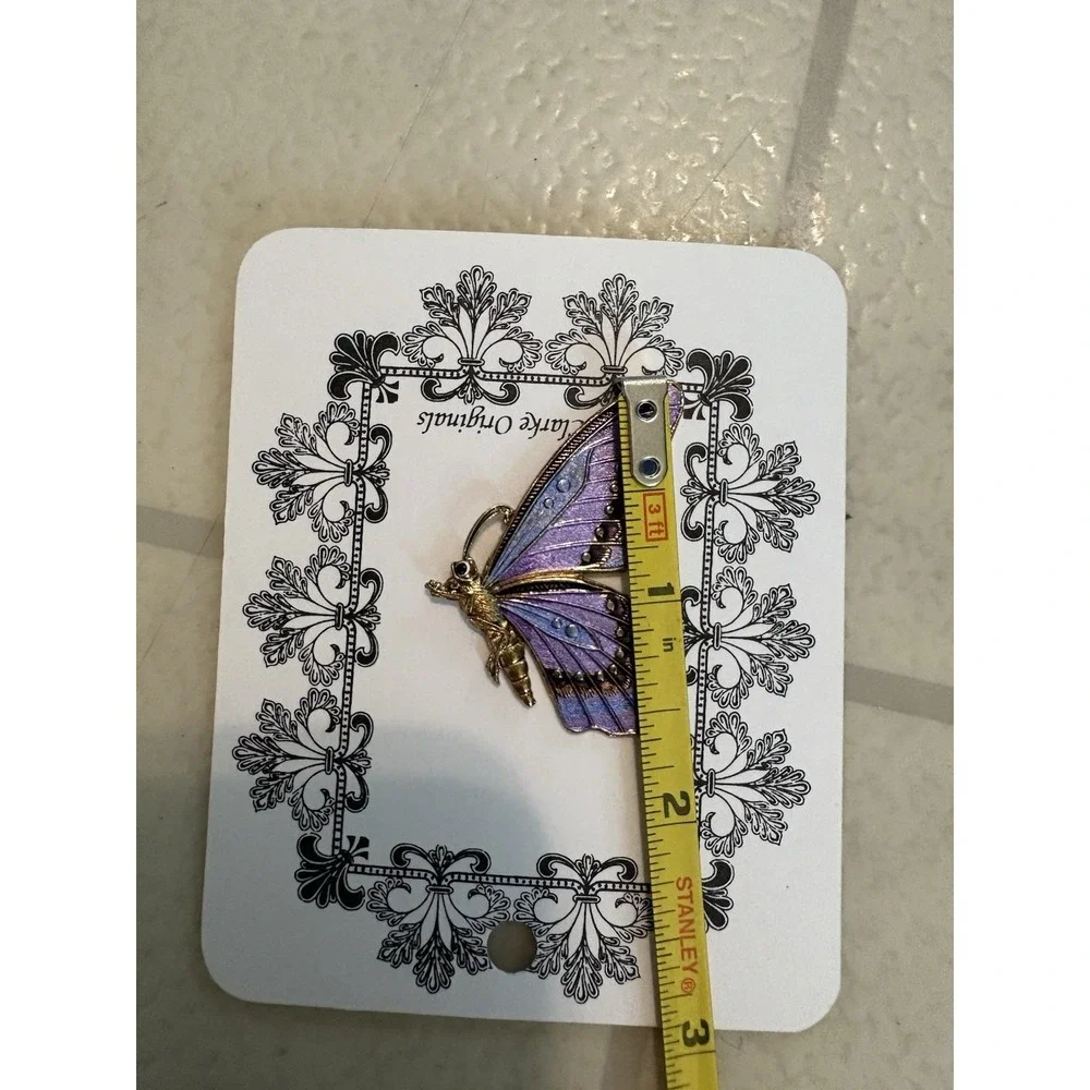 Susan Clarke Originals Butterfly Button New Old Stock